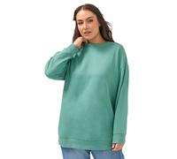 Yours Curve Blue Crew Neck Sweatshirt - Women's - Plus Size Curve