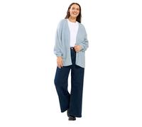 Yours Curve Blue Flower Detail Soft Touch Cardigan - Women's - Plus Size Curve