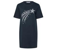Yours Curve Blue 'Let's Stay In Bed' Cockapoo Print Nightdress - Women's - Plus Size Curve
