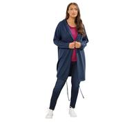 Yours Curve Blue Ribbed Soft Touch Cardigan - Women's - Plus Size Curve