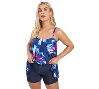 Yours Curve Blue Swim Shorts - Women's - Plus Size Curve