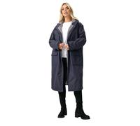 Yours Curve Blue Waterproof Fleece Lined Changing Robe - Women's - Plus Size Curve
