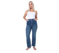 Bootcut Stretch Jeans Yours Mid Blue 22L