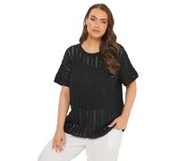Yours Curve Boxy Knitted Top - Women's - Plus Size Curve