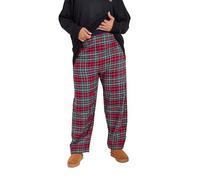 Yours Curve Boyfriend Check Pyjama Bottoms - Women's - Plus Size Curve