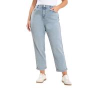 Yours Curve Boyfriend Jeans - Women's - Plus Size Curve Blue