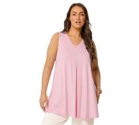 Yours Curve Bright Pleat Front Vest Top - Women's - Plus Size Curve