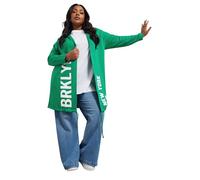 Slogan Longline Hoodie Yours Green 22-24