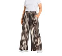 Yours Women's Blur Wide Leg Trousers in Chocolate | Size: 16R Yours Chocolate 16R