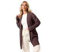 Yours Women's Bubble Textured Blazer in Chocolate | Size: 18 Yours Chocolate 18