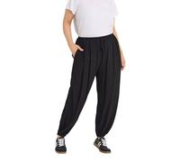 Yours Women's Cuffed Balloon Trousers in Black | Size: 26-28 Yours Black 26-28