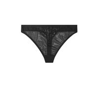 Yours Curve Brown Embroidered Thong - Women's - Plus Size Curve