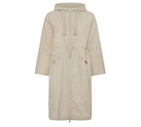 Yours Curve Brown Lightweight Longline Parka Jacket - Women's - Plus Size Curve