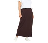 Yours Curve Brown Maxi Tube Skirt - Women's - Plus Size Curve