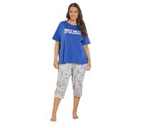 Yours Women's Postcard Print Cropped Pyjama Bottoms | Size: 22-24 Yours Multicolor 22-24