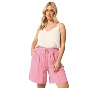 Yours Curve Tassel Shorts - Women's - Plus Size Curve Pink