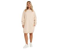 Yours Curve Brown Sweatshirt Dress - Women's - Plus Size Curve