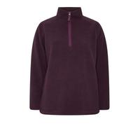Yours Women's Half Zip Fleece in Burgundy | Size: 22/24