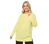 Yours Curve Butter Drop Shoulder Jumper - Women's - Plus Size Curve Yellow