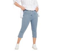 Yours Curve Capri Ava Jeans - Women's - Plus Size Curve Light Blue