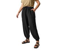 Yours Women's Cargo Balloon Trousers in Black | Size: 20 Yours Black 20