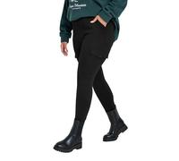 Yours Women's Cargo Pocket Leggings in Black | Size: 18 Yours Black 18