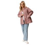 Yours Women's Utility Carpenter Jacket in Pink | Size: 22-24 Yours Pink 22-24