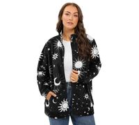 Yours Curve Celestial Zip Through Fleece - Women's - Plus Size Curve