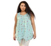 Yours Curve Cherry Print Vest Top - Women's - Plus Size Curve