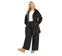 Yours Curve Chocolate Faux Fur Fleece - Women's - Plus Size Curve