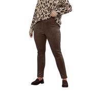 Yours Curve Chocolate Faux Suede Leggings - Women's - Plus Size Curve