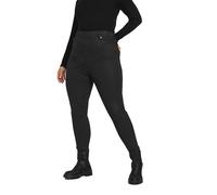 Coated Stretch Pull On GRACE Jeggings Yours Black 18