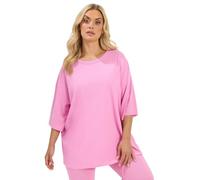 Yours Curve Cobalt Blue Oversized Boxy T-Shirt - Women's - Plus Size Curve