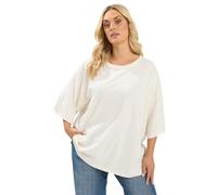 Yours Curve White Boxy T-Shirt - Women's - Plus Size Curve