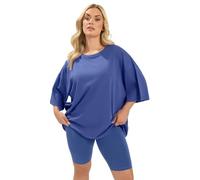 Yours Curve Cobalt Blue Shorts - Women's - Plus Size Curve