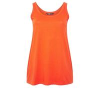 Yours Curve Core Vest Top - Women's - Plus Size Curve Orange
