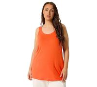 Yours Curve Core Vest Top - Women's - Plus Size Curve Orange