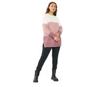 Yours Curve & Cream Colourblock Stripe Jumper - Women's - Plus Size Curve
