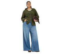 Yours Women's Crew Neck Cardigan in Olive | Size: 18-20 Yours Olive 18-20