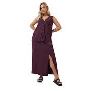 Crinkle Plisse Maxi Skirt Yours Purple 24