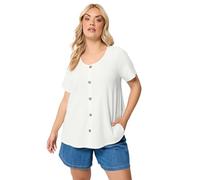 Yours Curve Crinkle T-Shirt - Women's - Plus Size Curve