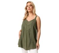 Yours Curve Crochet Insert Vest Top - Women's - Plus Size Curve