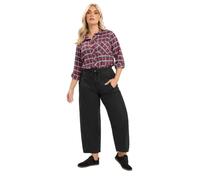 Yours Curve Crop Barrel Jeans - Women's - Plus Size Curve