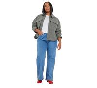 Yours Curve Cropped Boucle Jacket - Women's - Plus Size Curve