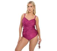 Yours Curve Crossover Super Sculpt Swimsuit - Women's - Plus Size Curve