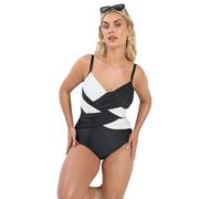 Yours Women's Contrast Super Sculpt Swimsuit | Size: 26 Yours Multicolor 26