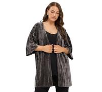 Yours Curve Crushed Velour Kimono - Women's - Plus Size Curve