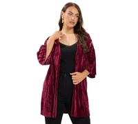 Yours Curve Crushed Velour Kimono - Women's - Plus Size Curve