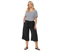 Yours Women's Woven Culottes in Black | Size: 14 Yours Black 14