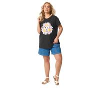 Yours Curve Daisy Stud Embellished T-Shirt - Women's - Plus Size Curve